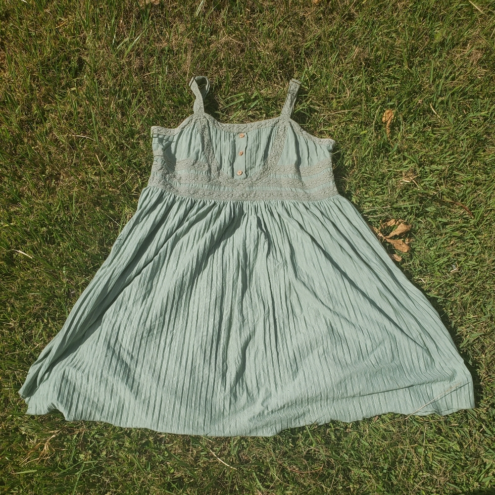 Green XL Matilda Jane Babydoll Dress